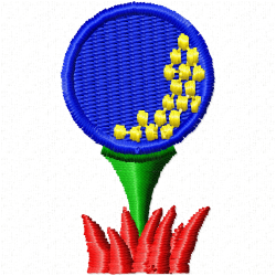 Golf Embroidery Design 12 Golf Embroidery Design 12